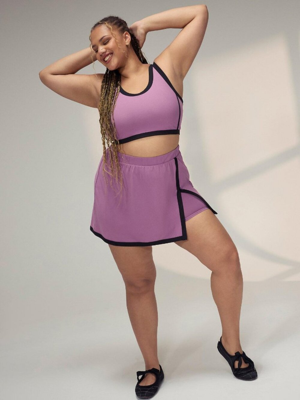 Torrid TRU Super Soft Performance Jersey Active Bra with Piping - Picture 4 of 7